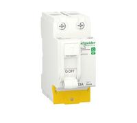 Interrupteur différentiel bipolaire peignable - 63A 30MA - AC- Resi9 XP SCHNEIDER