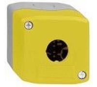SCHNEIDER ELECTRIC RÉF: XALK01 - Harmony boite - 1 trou - couvercle jaune - fond gris clair