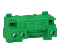 Schneider Electric – Bornier terre Resi9 LGYT1E14 63A + cavalier auto 11x1,5²–4² vis 3x6²–25²