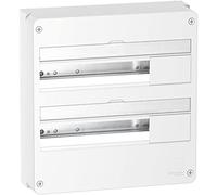 Schneider Electric - Resi9 - Coffret en saillie Blanc (RAL 9003)- 2 rangées de 18 modules - R9H18402