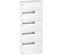 Coffret en saillie RESI9 blanc 4 rangées de 13 modules 90A - SCHNEIDER ELECTRIC - R9H13404 Noir G