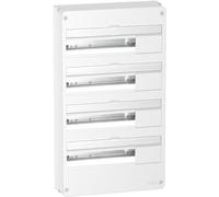 Schneider – Tableau électrique – 4 rangées, 18 modules – Intérieur – Blanc