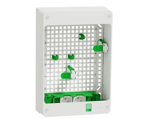 Schneider Electric - Resi9 Coffret VDI Box 13M2R - coffret support box operateur avec 2 prises - R9H13402VDIBOX