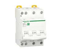 Schneider Electric Disjoncteur modulaire Resi9 R9PFC710 3P+N 10A Courbe C Peignable