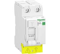 Interrupteur différentiel bipolaire peignable - 63A 30MA - AC - Resi9 XP SCHNEIDER