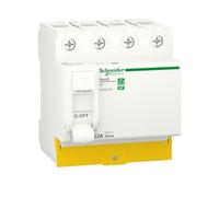 Schneider Electric Interrupteur différentiel Resi9 XP R9PRC463 63 A Type AC 30 mA 3P+N peignable
