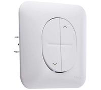 Interrupteur volets roulants SCHNEIDER Ovalis - 2 boutons - 230V - blanc