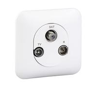 Schneider Electric S260461 Prise TV FM SAT Ovalis complet