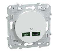 Schneider Electric S520406 O2011 Chargeur USB C 65W Blanc