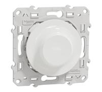 Schneider Electric S520513W Wiser Odace, variateur rotatif LED, 2fils, zigbee, Blanc