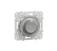 Schneider Electric S530513W Wiser Odace - variateur rotatif LED - 2 fils - zigbee - alu