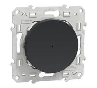Schneider Electric S540522W Wiser Odace - variateur poussoir - 2 fils - Zigbee - anthracite
