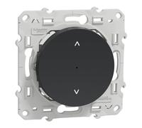 Schneider Electric S540567W Wiser Odace - interrupteur volet-roulant - 4A - zigbee - anthracite - A l'unité