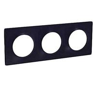 Schneider Electric S540706 Odace Styl Plaque anthracite 3 postes