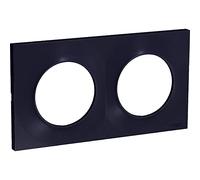 Schneider Electric S54C704 Odace Styl Plaque anthracite 2 postes