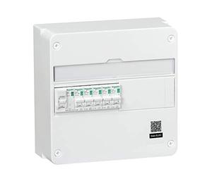 Schneider Electric SC5R9H113SP02N Tableau de Montage avec Disjoncteur, Blanc