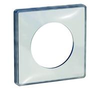Schneider Electric SC5S53C902W Plaque 1 poste aluminium Odace You Evolutive Transparent