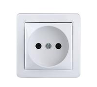 Schneider Electric SC5SHN0262274P Alrea Prise de courant 2 pôles à connexion rapide, Blanc