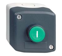 Schneider Electric Schneider Electric Boîtier avec bouton-poussoir vert 1NO1NF (I) XALD102E Quantité:1