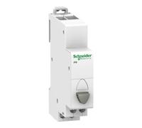 Schneider Electric Bouton-poussoir simple Acti9 iPB A9E18032 - 1 NO, 20 A, 230 VCA, 50/60 Hz - Gris