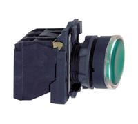 Schneider Electric Schneider Electric Bouton-poussoir lumineux vert LED MODULE 24V/1NO,1NC XB5AW33B5 Quantité:1