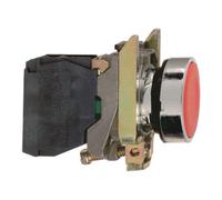 Schneider Electric Bouton-poussoir Harmony XB4BA42 affleurant Ø22 1F rouge actionneur plat