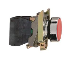 Schneider Electric Schneider Electric Bouton-poussoir plat, rouge, 1NO XB4BA42 Quantité:1