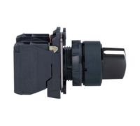 Schneider Electric - Harmony XB5 - bouton tournant manette - Ø22-2 pos fix - noir - 1F - vis étrier - XB5AD21