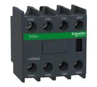 Schneider Electric – Bloc de contacts auxiliaires frontaux TeSys D LADN22 2F+2O bornes vis-étriers