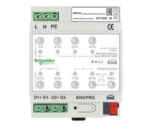 Schneider Electric Schneider Electric Passerelle KNX DALI Basic REG-K/2/16/64 2 canaux MTN6725-0004 Quantité:1