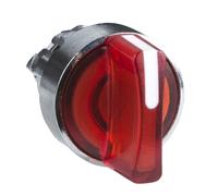 Schneider ZB4BK12437 Façade pour sélecteur de lumière Ø 22 2 Positions à encliquetage Rouge
