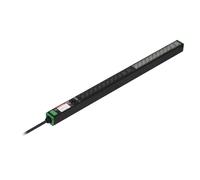 Schneider Basic - Unité de distribution secteur (rack-montable) - vertical - CA 200-240 V - 7.4 kW - monophasé - entrée : IEC 60309 - connecteurs de sortie : 24 (20 x IEC 60320 C13, 4 x IEC 60320 C19)