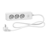 Schneider Electric ST9431W Multiprise, 3 prises, 1,5 m, Blanc