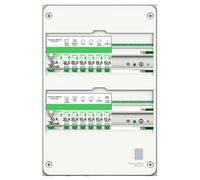 Schneider Electric Tableau Pré-équipé Resi9 XE - Logement Type T3/T4-2 Rangées - 13 Modules - R9HPNFC15127P