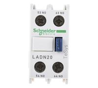 Schneider Electric - TeSys D - bloc contacts auxiliaires frontaux - 2F+0O - bornes vis-étriers - LADN20