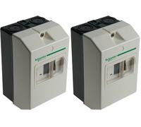 Schneider Electric - TeSys GV - coffret vide - pour GV2ME - plastique - GV2MC02 (Lot de 2)