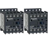 Schneider Electric - TeSys LC1K - contacteur - 3P - AC-3 440V - 9A - bobine 230Vca - LC1K0901P7 (Lot de 2)