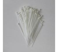 Schneider Electric Thorsman IMT46401 Lot de 100 serre-câbles en polyamide 100 x 2,5 mm Bords arrondis lisses autobloquants Transparent