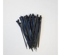 Schneider Electric Thorsman IMT46406 Lot de 100 serre-câbles en polyamide avec bords arrondis lisses Noir 150 x 3,6 mm