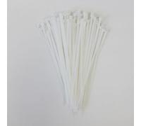 Schneider Electric Thorsman IMT46415 Lot de 100 serre-câbles en polyamide 250 x 4,8 mm Bords arrondis lisses autobloquants Transparent