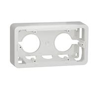 Schneider Electric - Unica - boîte en saillie - blanc - 2 postes - NU840418