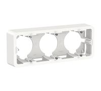 Schneider Electric – Boîte en saillie Unica NU840618 – 3 postes – Blanc