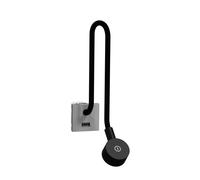 Schneider Electric - Unica - liseuse - avec chargeur USB A - 2,1A - 2 mod - Alu - NU360330