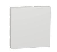 Schneider Electric - Unica - obturateur - 2 modules - Blanc antimicrobien - mécanisme seul - NU986620