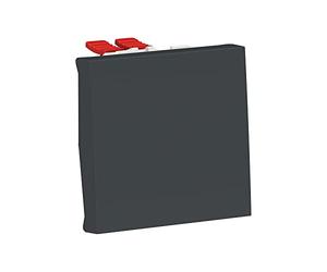 Schneider Electric - Unica - permutateur - 10A - 250Vca - 2 modules - Anthracite - mécanisme seul - NU320554