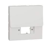 Schneider Electric - Unica - prise optique - LC duplex à compléter - 2 modules - blanc - méca seul - NU943918