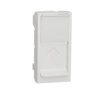 Schneider Electric - Unica - prise pour 1 RJ45 S-One - 1 mod - Blanc - méca seul - NU941018