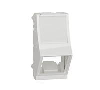 Schneider Electric - Unica - prise pour 1 RJ45 S-One incliné - 1 mod - Blanc - méca seul - NU940618