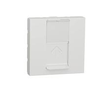 Schneider Electric - Unica - prise RJ45 simple - cat 6A blindé STP FTP - 2 mod - Blanc - méca seul - NU344918