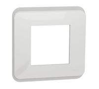 Schneider Electric - Plaque de finition Unica Pro - Blanc - 1 poste - NU400218